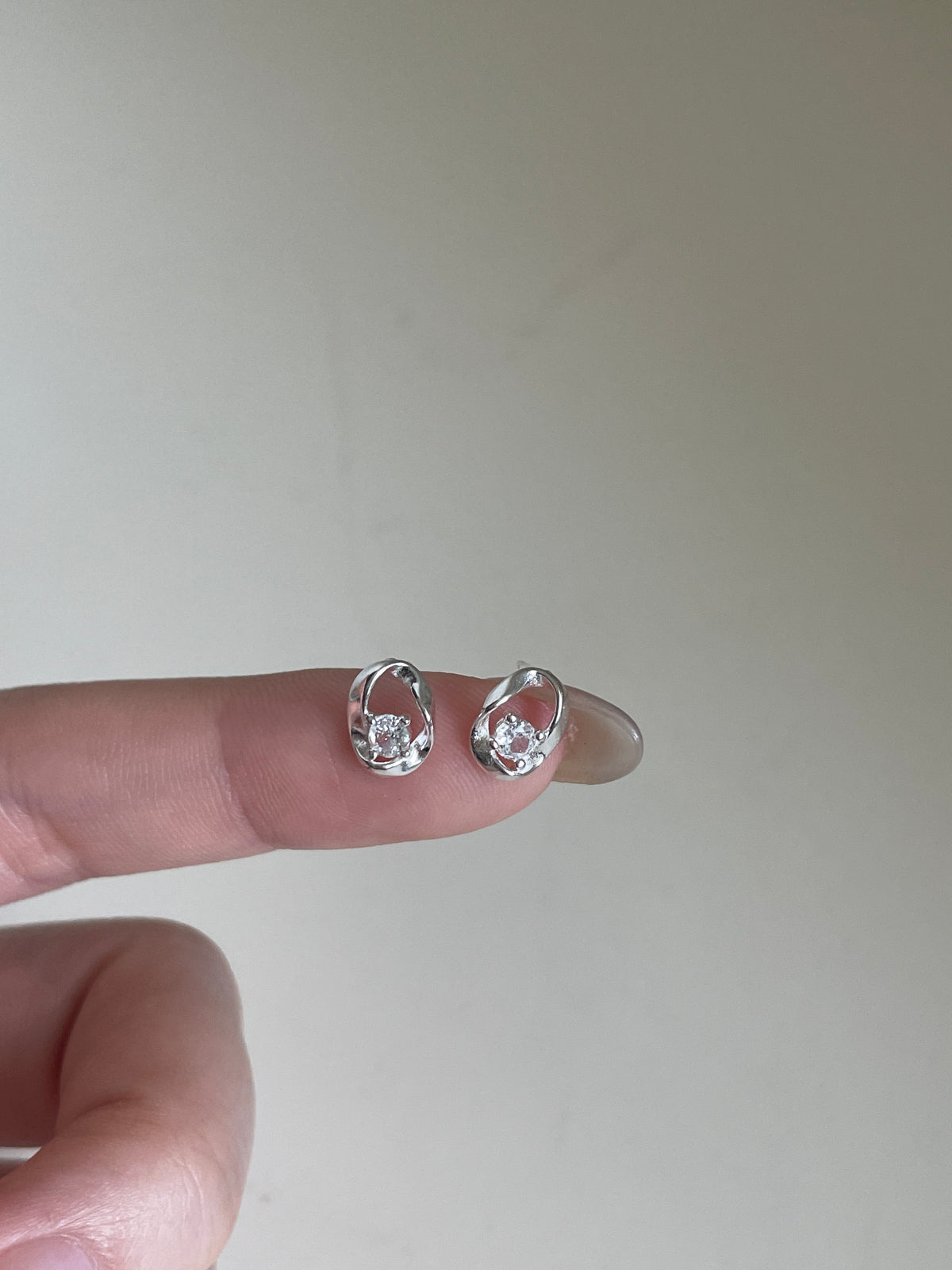 (925 silver) Sparkle earring