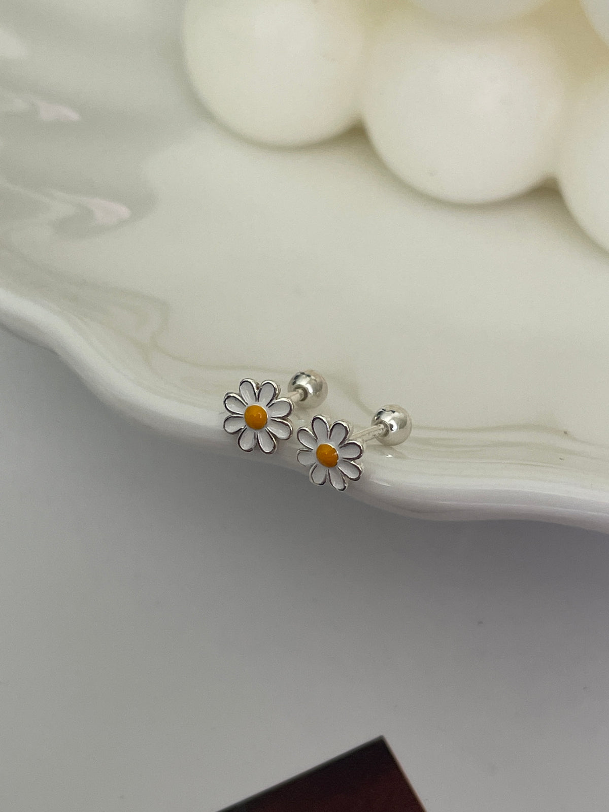 (925 silver) Mini daisy piercing🌼