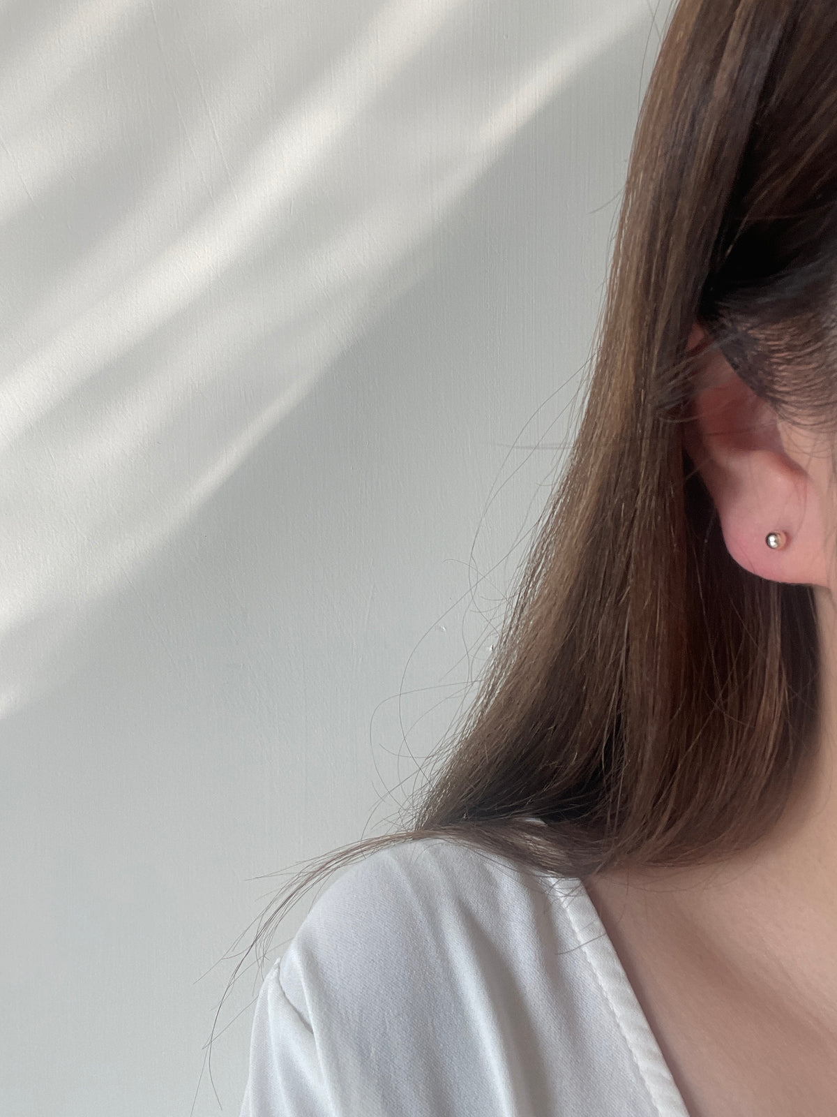 Mini ball earring