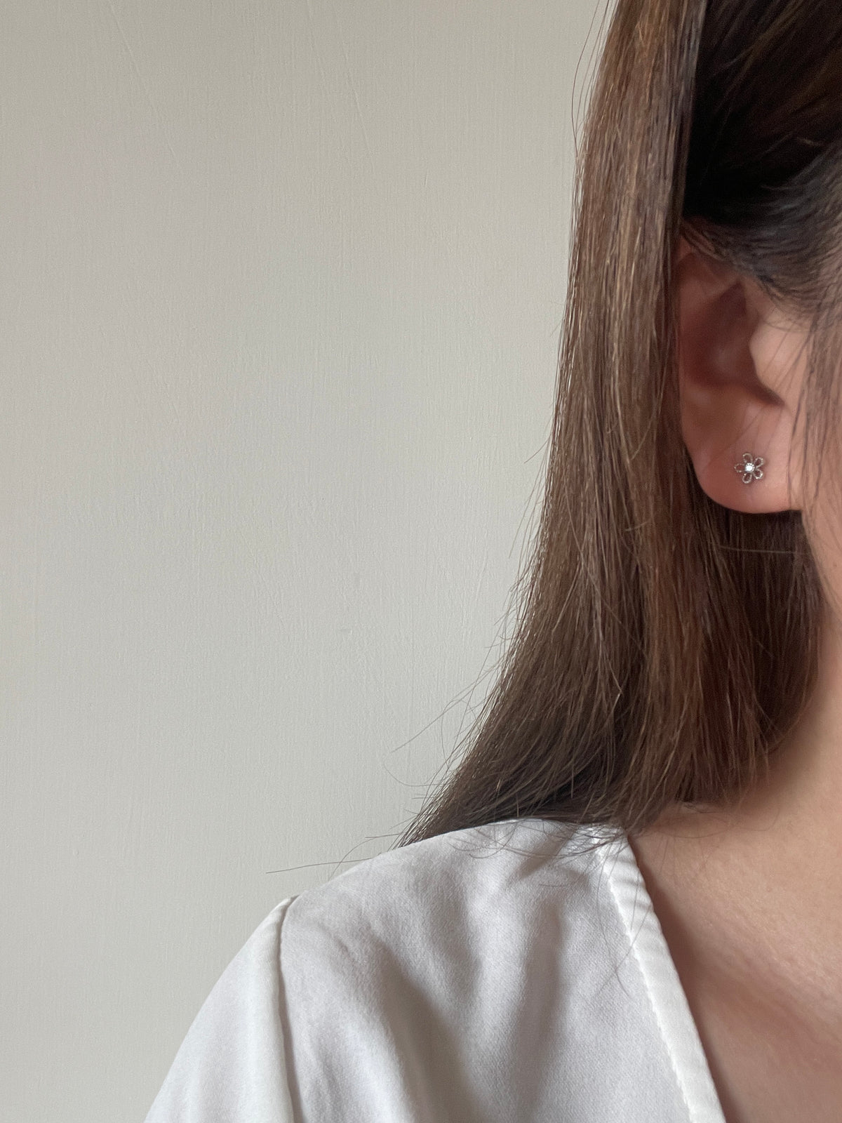 Plain flower piercing 🌸