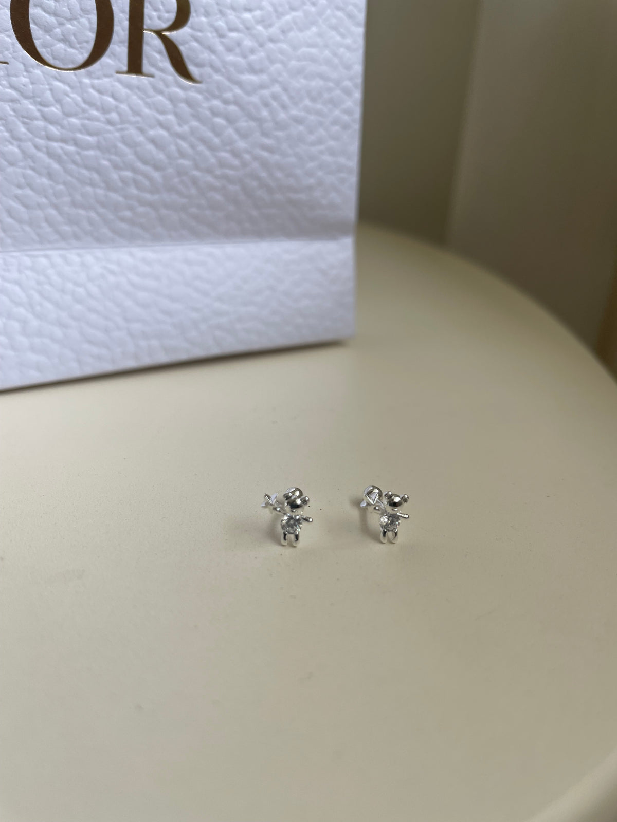 (925 Silver) bear piercing🧸