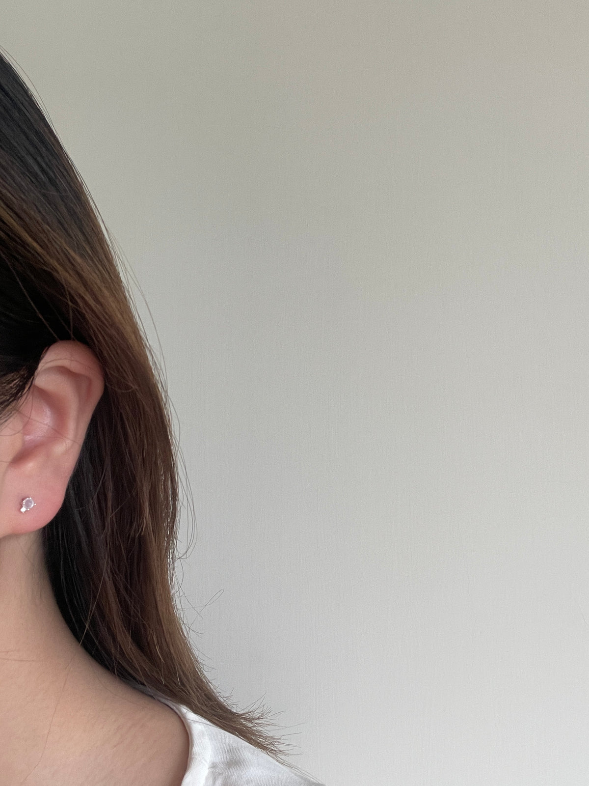 (925 silver) Sky blue piercing