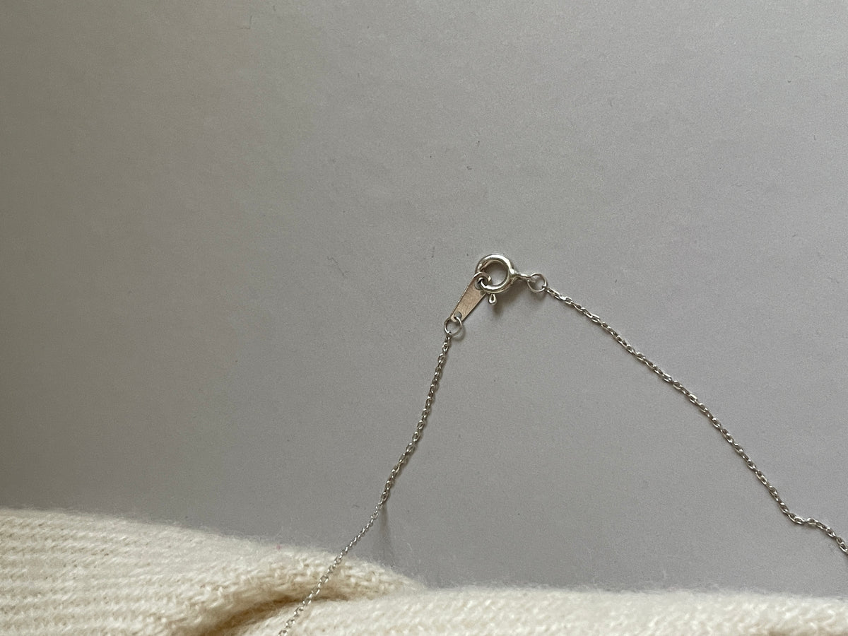 (925 Silver) Moonstone necklace