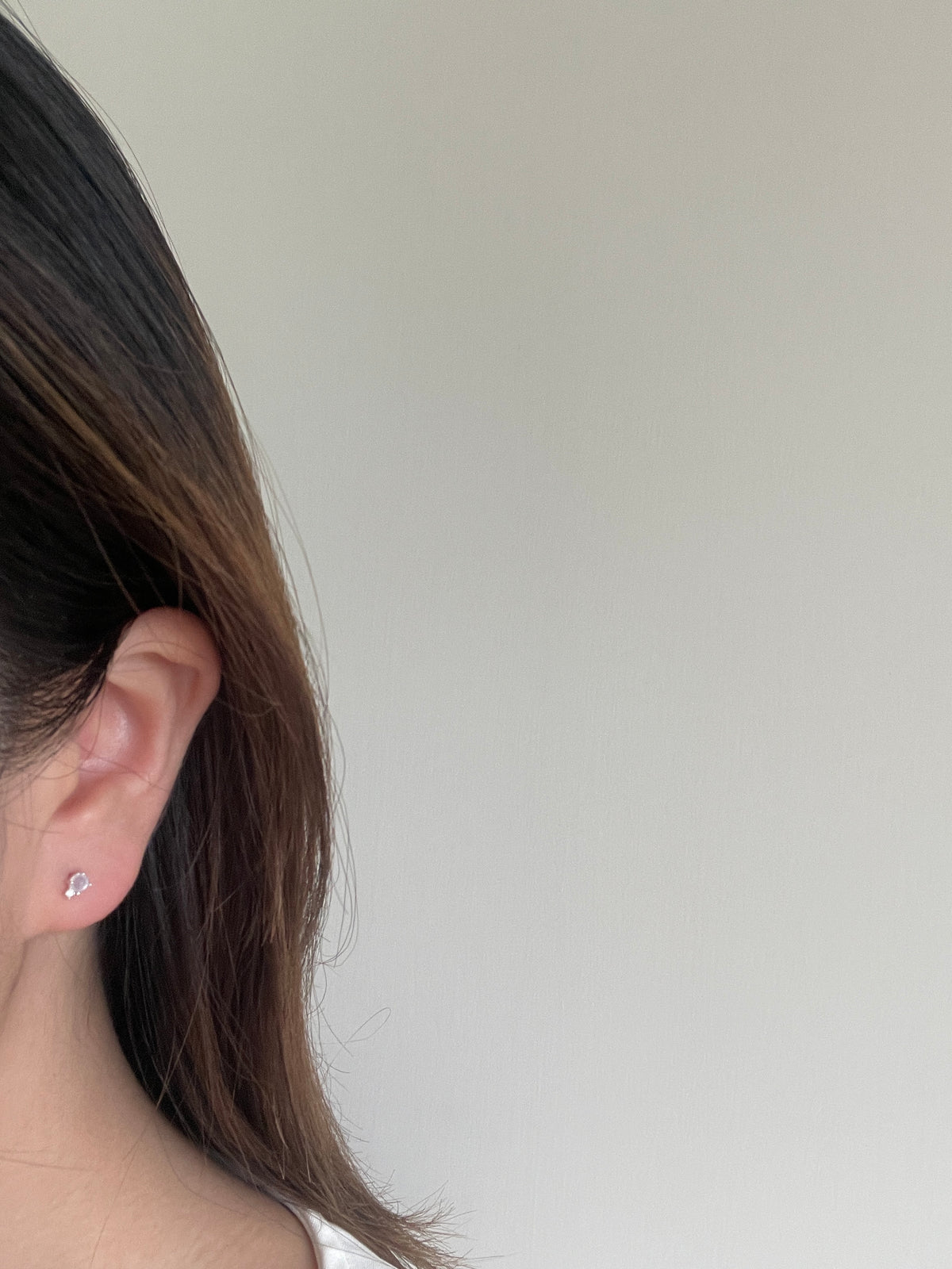 (925 silver) Sky blue piercing