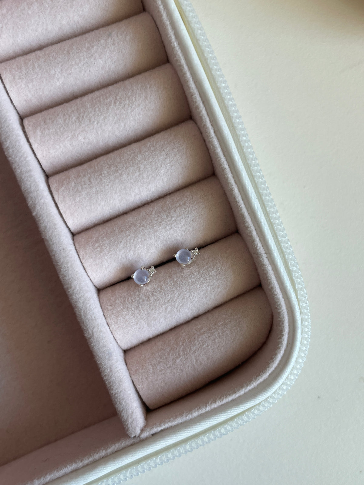 (925 silver) Sky blue piercing