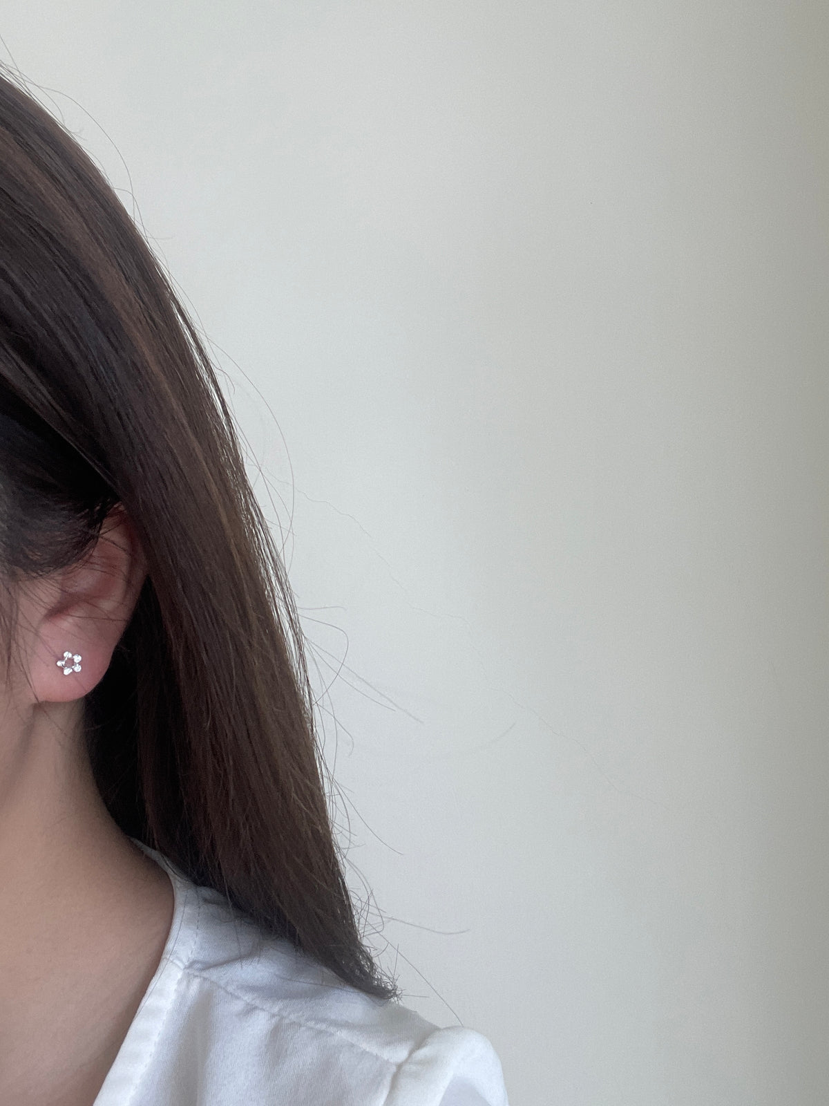 (925 silver) Sweet night piercing